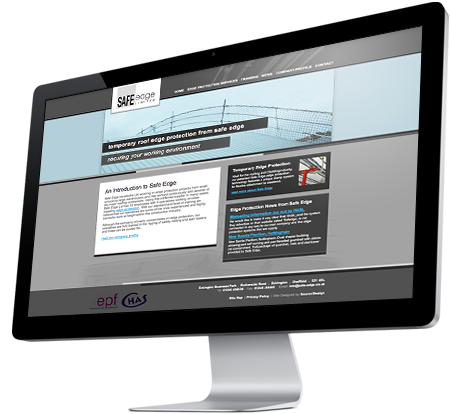 Website design screenshot